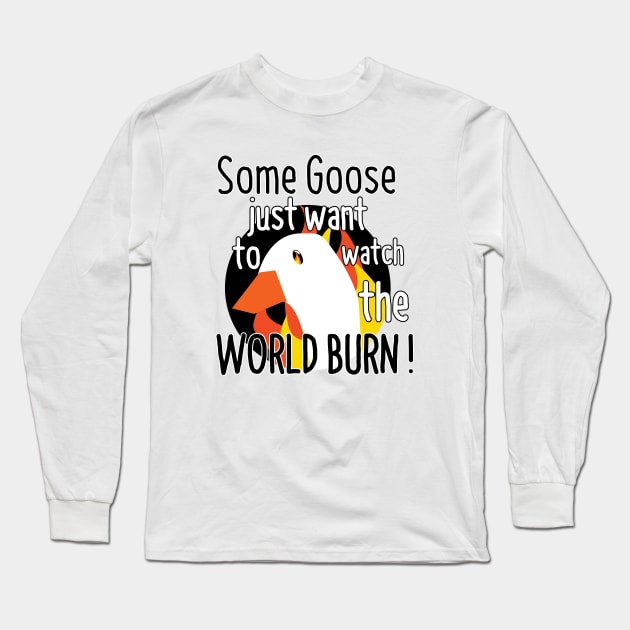 Untitled Goose Shirt Long Sleeve T-Shirt by mavric88